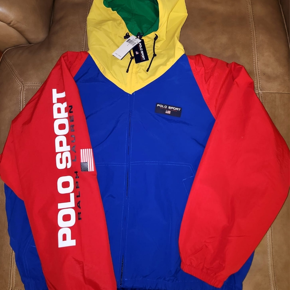 Polo ralph lauren color block jacket